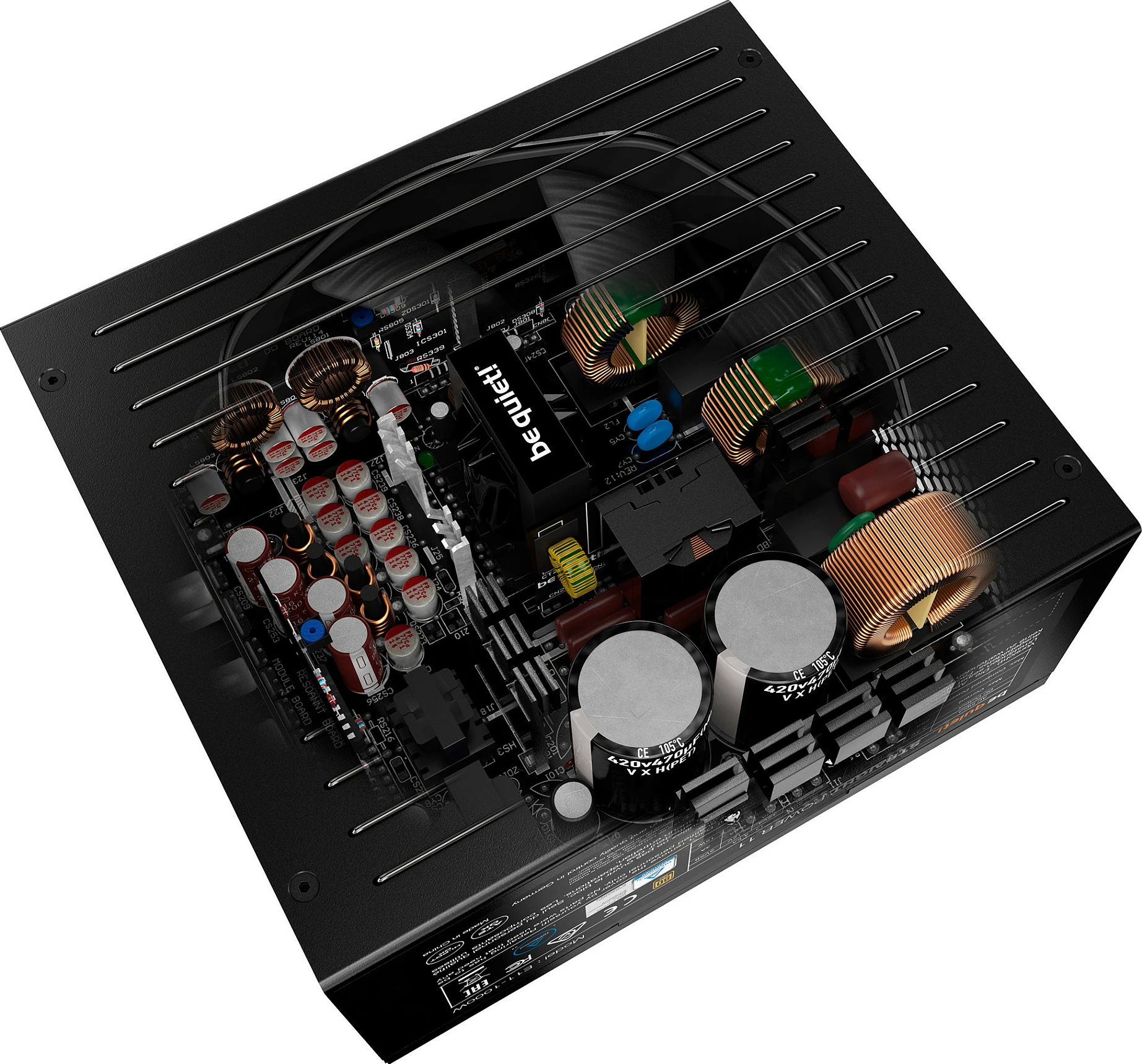 PSU Be Quiet! BN337, 850 W, 80 PLUS Platinum, Modular