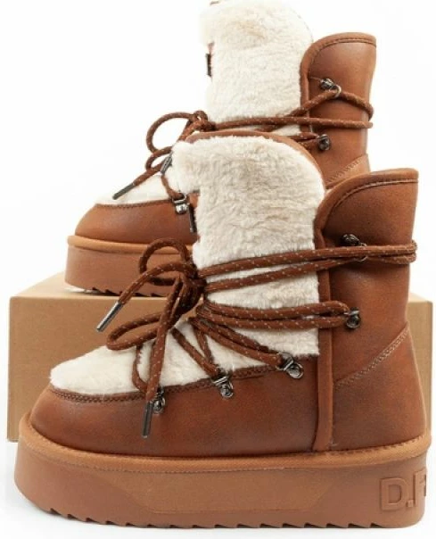 Çizme dimri për femra D.Franklin, kafe