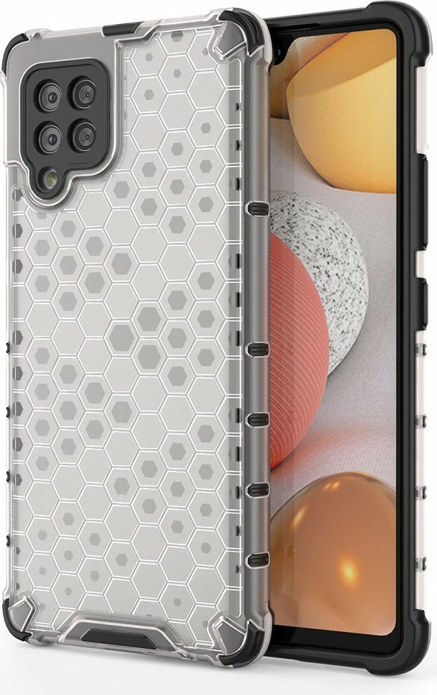 Mbështjellës Hurtel Honeycomb për Samsung Galaxy A42 5G, Transparent