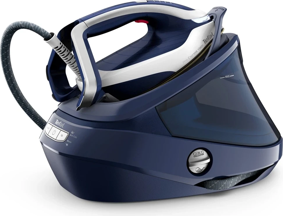 Hekur për hekurosje me mbajtëse Tefal Pro Express Vision GV9812E0, 3000W, 1.1L,