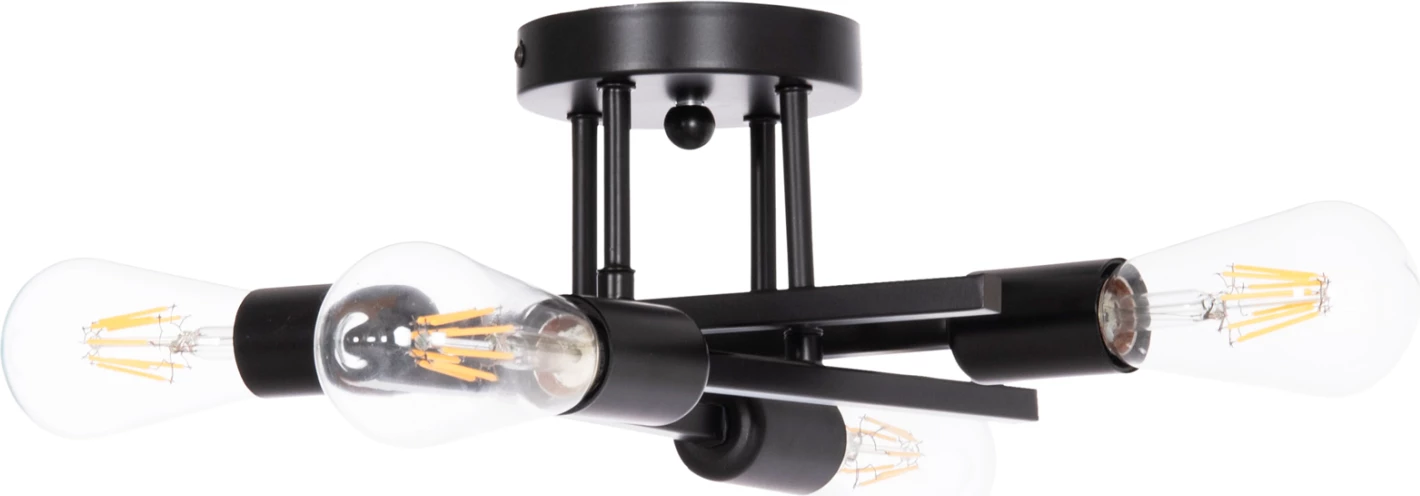 Llambë tavani varëse LIGHTY, metal i zi, FH7428.11, 28x28x15cm