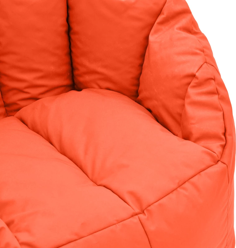 Puf Kerlon i papërshkueshëm nga uji, ngjyrë portokalli, D80x65cm