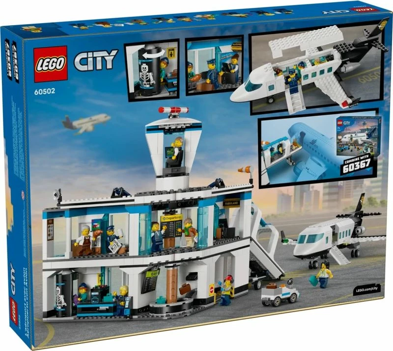 Set lodrash LEGO City aeroport për fëmijë