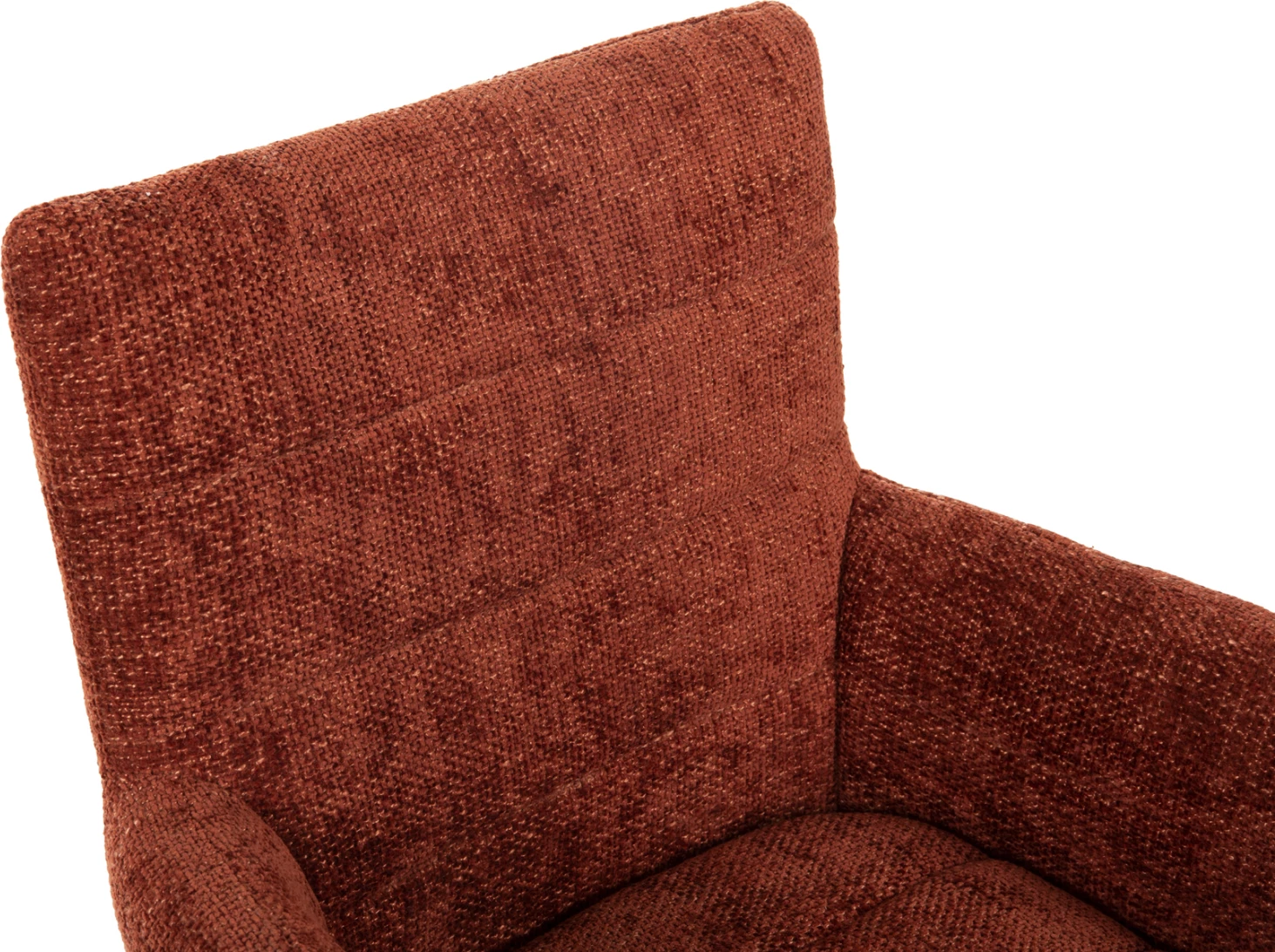 Karrige ngrënieje GAZER, FH9845.06, pëlhurë kafe e kuqërremtë, këmbë druri gome, 66x63x91H cm, set prej 2 copë