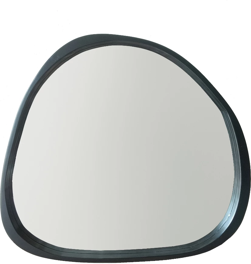 Pasqyrë Salomone, ngjyrë e zezë matte, 77x71cm