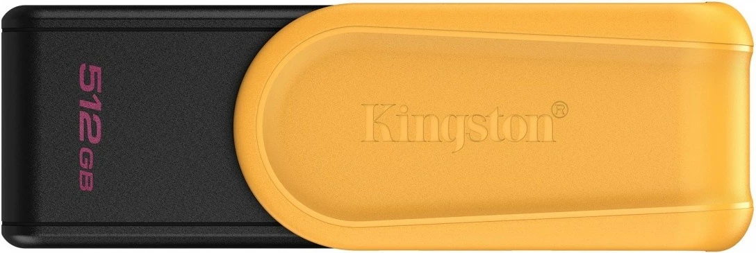 Pendrive Kingston DataTraveler Exodia S 512GB, USB 3.2, Zi/Verdhë