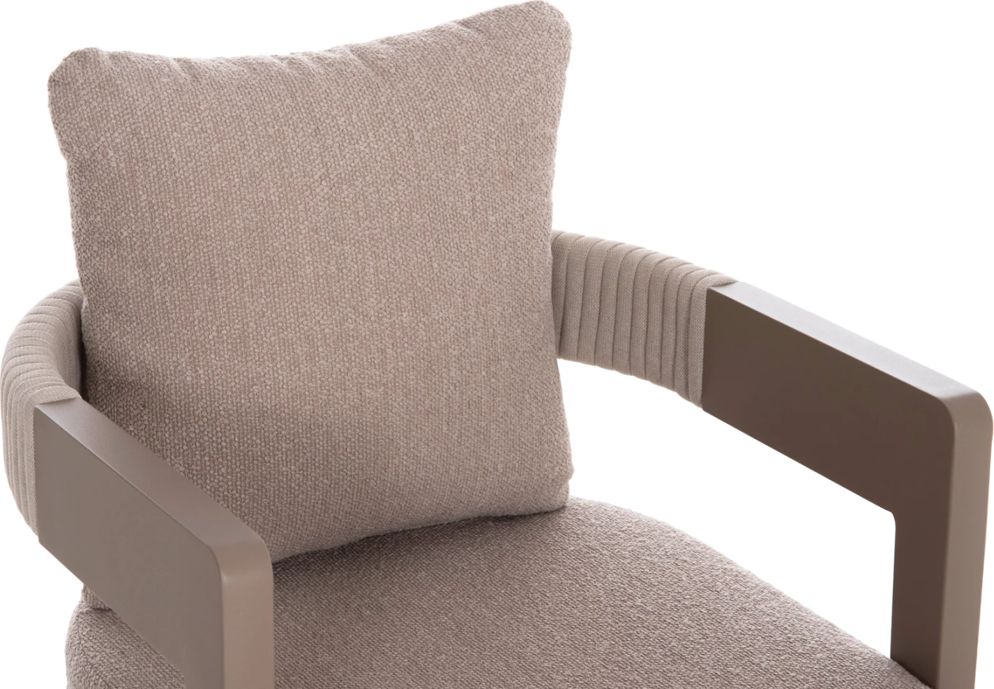 Karrige me krahë, ngjyrë kafe e hapur, Candeo