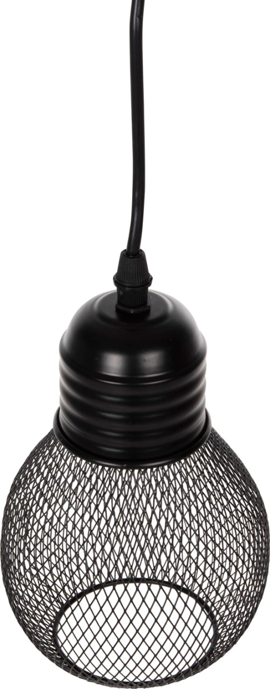 Llambë varëse tavani, rrjetë metali e zezë, FH4171, Φ13x125H cm