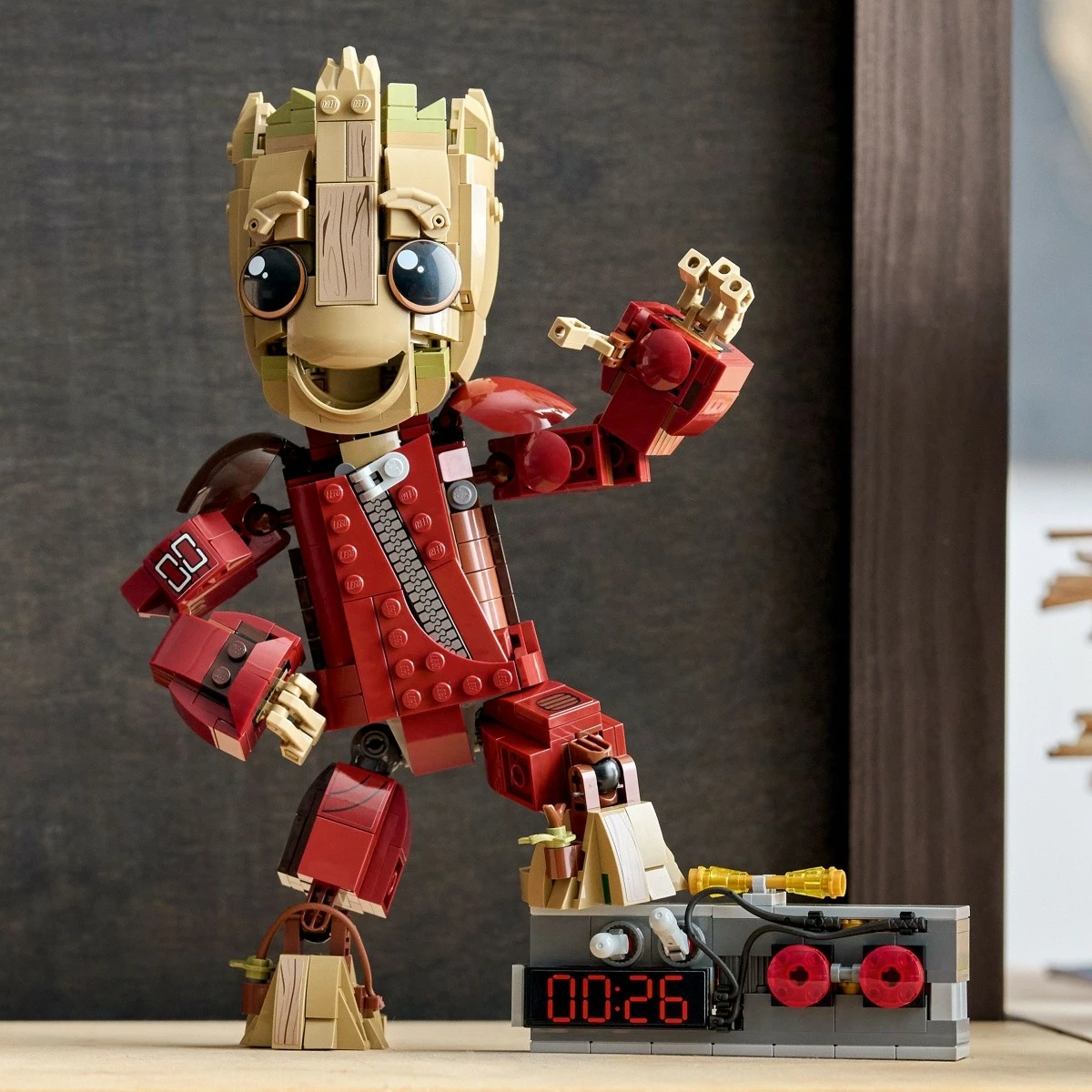 Set ndërtimi LEGO Marvel 76341 Groot Ravager, figurë e lëvizshme, 604 pjesë, 10+