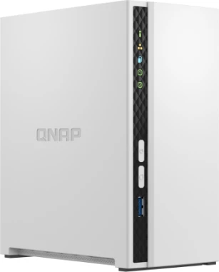 Pajisje NAS QNAP TS-233, 2 slote disku, 2GB RAM, 1GbE, e bardhë