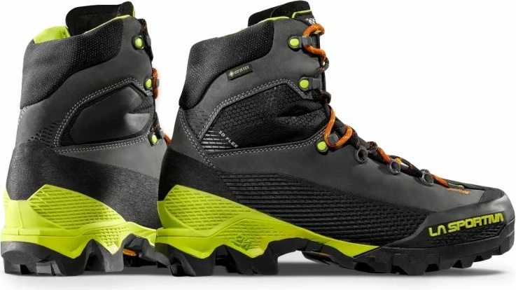 Çizme alpinizmi La Sportiva për meshkuj, carbon/lime punch
