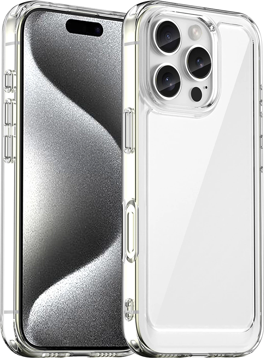 Mbështjellës Hurtel Outer Space Case për iPhone 16 Pro, transparent