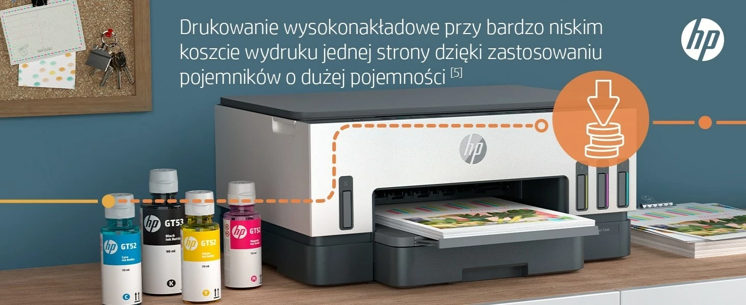 Printer HP Smart Tank 720, All-in-One, Termal inkjet, Gri