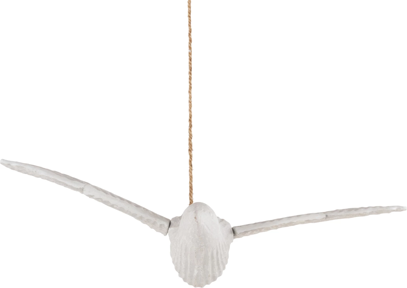 Dekor varës, pulëbardhë, FH4301, dru Albasia, ngjyrë e bardhë, 65x40x16-96H cm