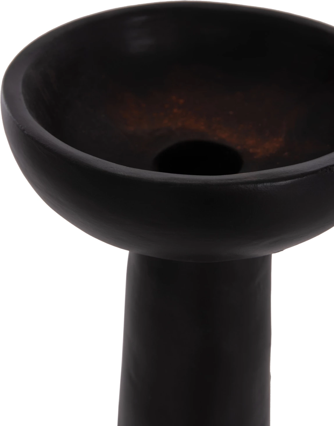 Vazo dekorative tavoline LEKKAN, terrakotë, e zezë, FH4664.01L, 18x38cm