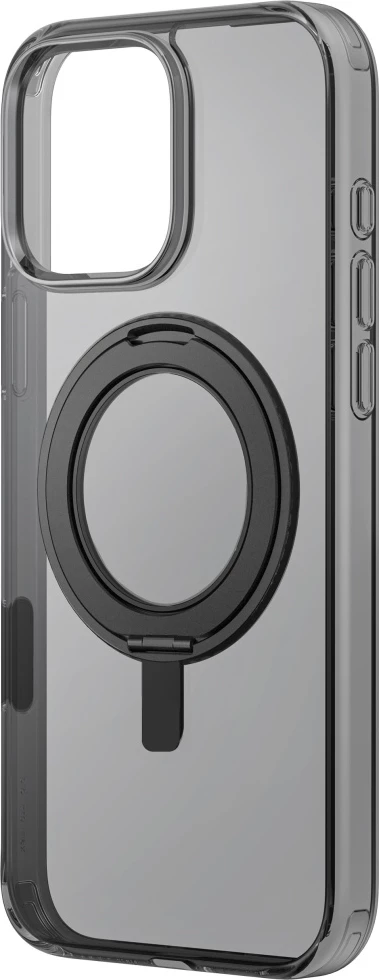 Mbështjellës UNIQ Swivix 360 me mbajtëse rrotulluese për iPhone 16 Pro, Zi