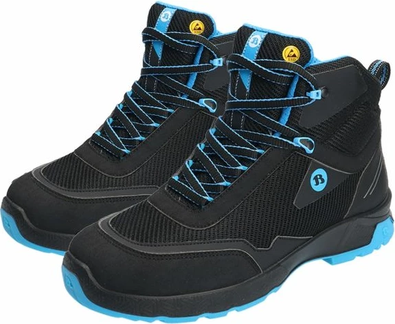 Këpucë për turizëm Bata Industrials, të larta, të zeza