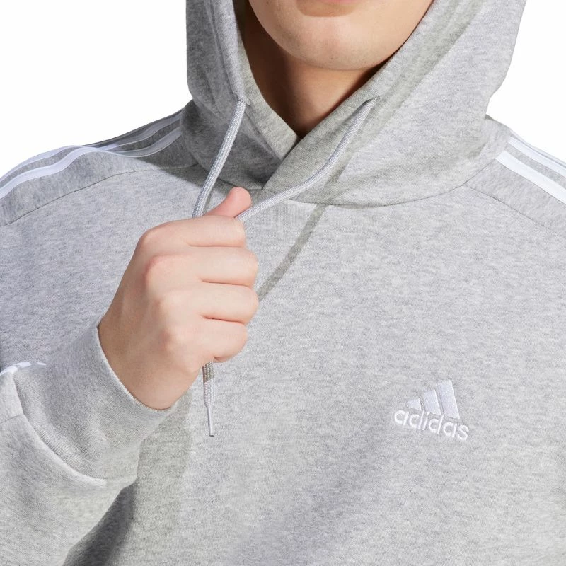 Duks me kapuç për meshkuj adidas, gri