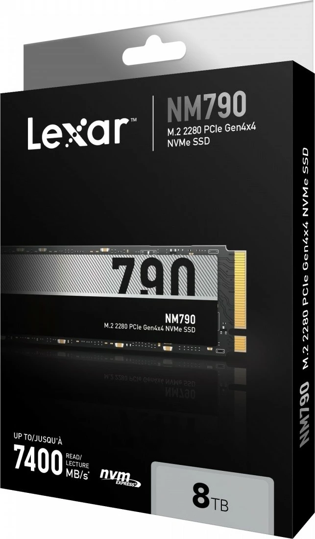 SSD Lexar NM790, 8TB, M.2 2280, PCIe Gen4x4