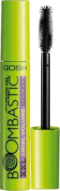Maskarë volumizuese dhe kaçurreluese për femra Gosh Boombastic XXL Swirl Volume Mascara 001 Black, 13ml