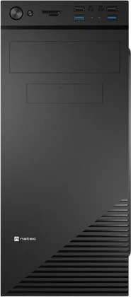 Kasë Natec Cabassu G2, Midi Tower, ATX/Micro ATX/Mini ITX, e zezë