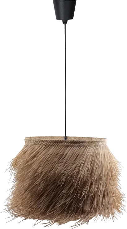 Dritë tavani rattan natyrale, Hairy Inart, D70χ40cm