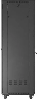 Kasë rack LANBERG 19" 47U 800x800, me derë perforuese LCD, e zezë