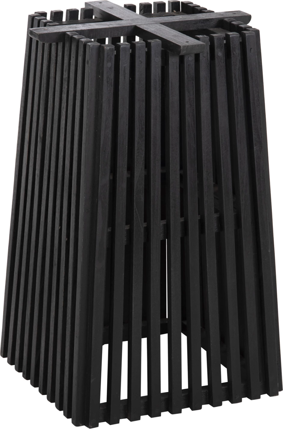 Baza katrore për tavolinë, FRANTZ, ngjyrë e zezë, FH9460.12, 60x60x73 cm