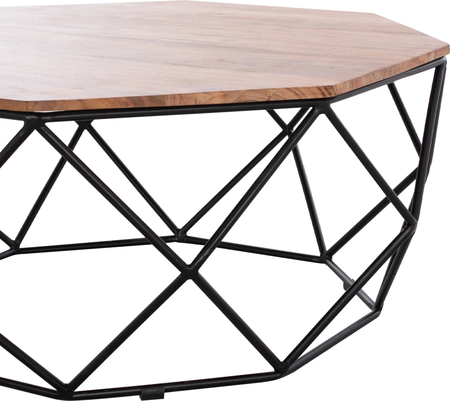 Tavolinë kafeje, dru akacie, Φ82x40H