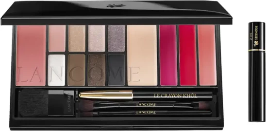 Paletë makeup-i Lancome L'Absolu Makeup Palette Complete Look Lipstick Eyeshadow Blusher Set