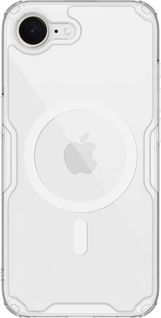 Mbështjellës Nillkin Nature Pro Magnetic për iPhone 16e, MagSafe, Transparent