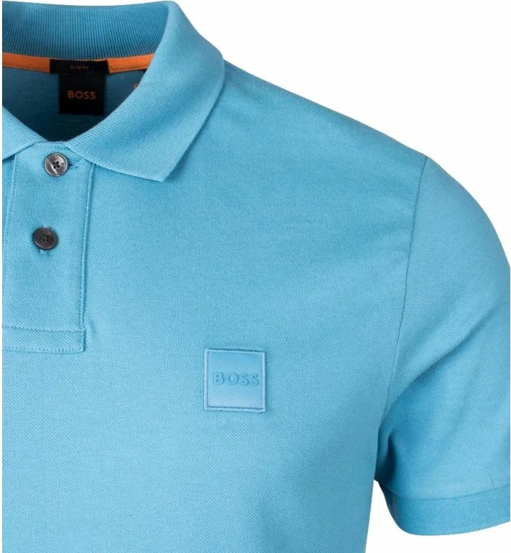 Maicë polo Boss meshkuj, e kaltër