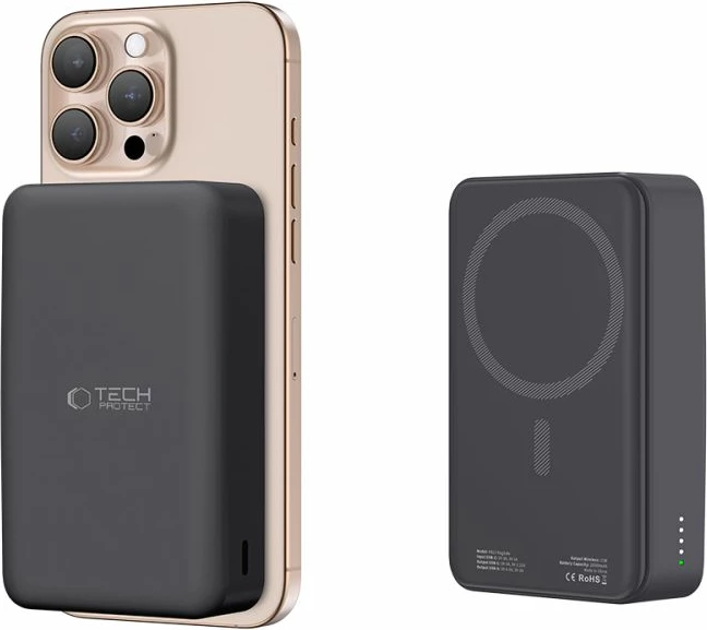 Powerbank Tech-Protect PB12 LifeMag 20000mAh MagSafe, zi