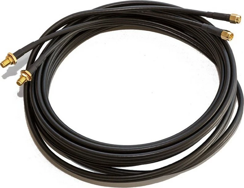 Kabëll Poynting A-CAB-92, 5m, twin HDF-195, SMA-Male në SMA-Female