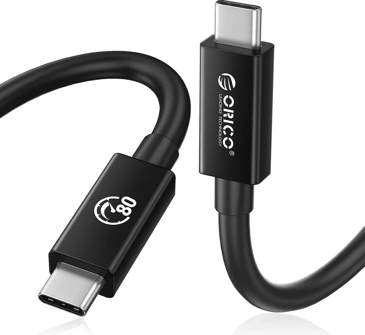 Kabëll Thunderbolt 5 Orico USB-C 1.5m 80Gbps 240W 8K e zi