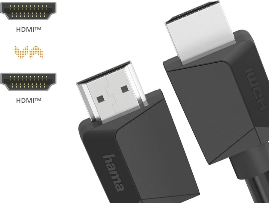 Kabllo HDMI Hama 2.0b, 3m, e zezë