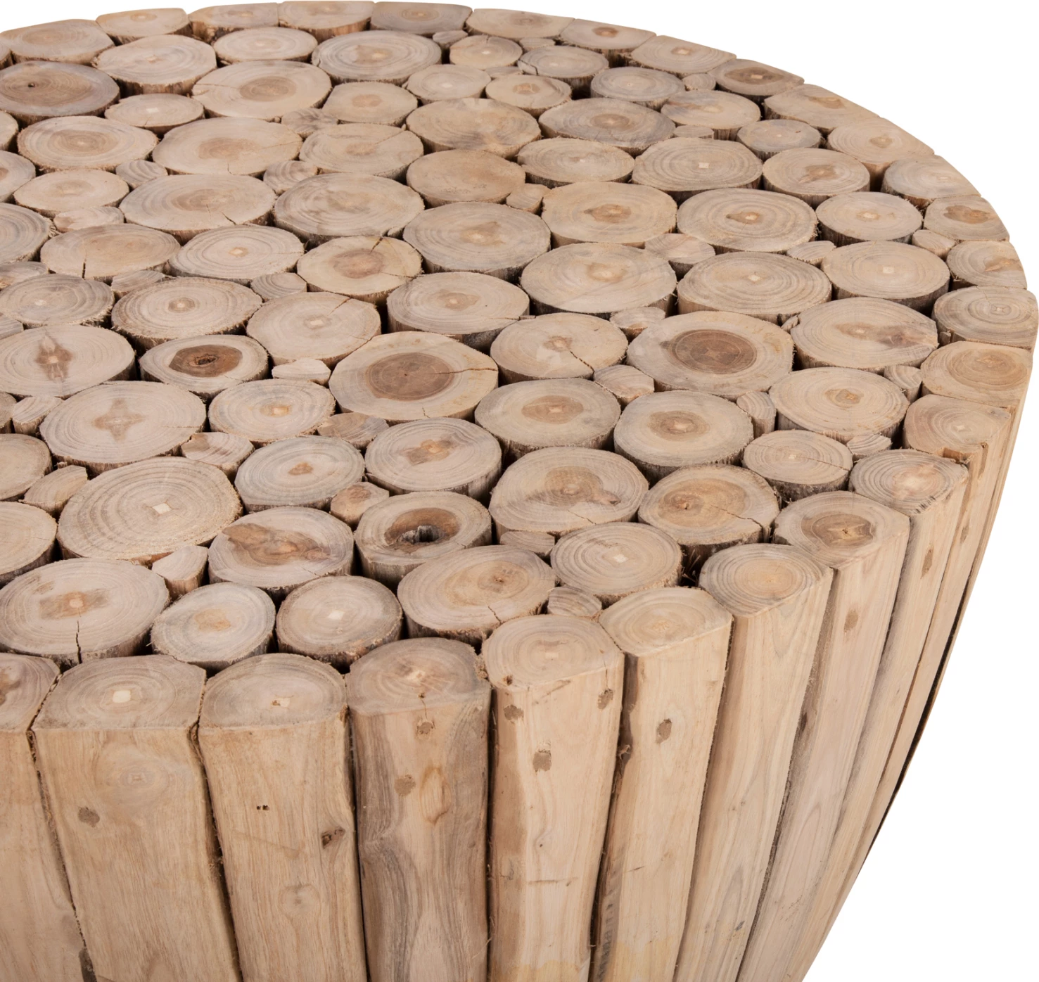 Tavolinë kafeje, dru tik natyral, FH9804, 80x46cm