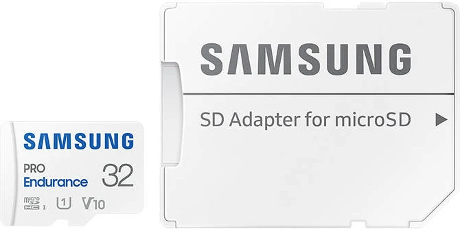 Kartelë memorie Samsung Pro Endurance 32GB, microSD, me adapter