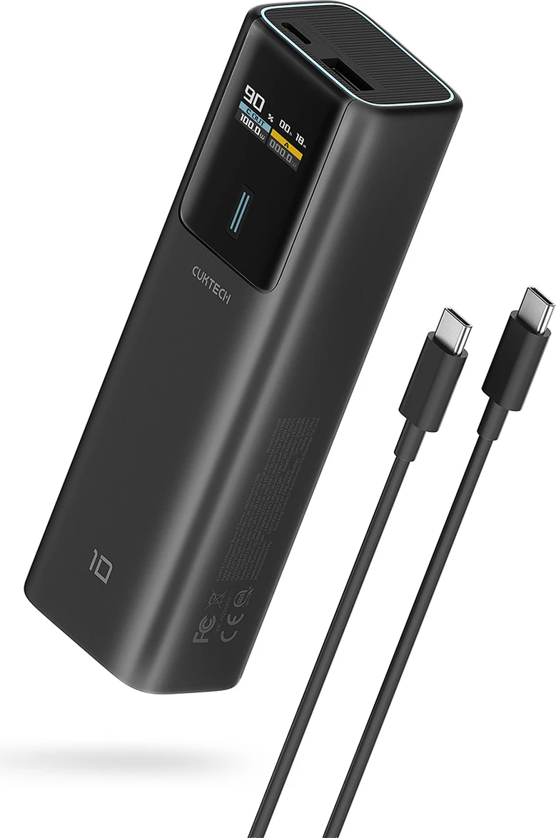 Powerbank Cuktech CKPB100PGLBL 10000mAh, 150W, USB-C/USB-A, e zezë