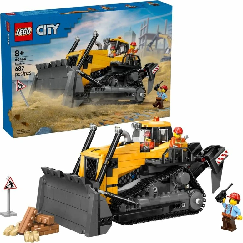 Lodra LEGO City buldozer, e verdhë