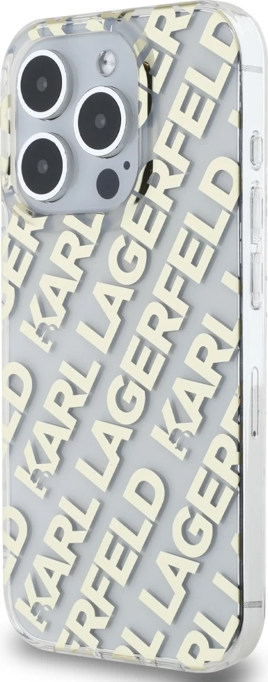 Mbështjellës Karl Lagerfeld IML Fullover Logo për iPhone 15 Pro, Ari