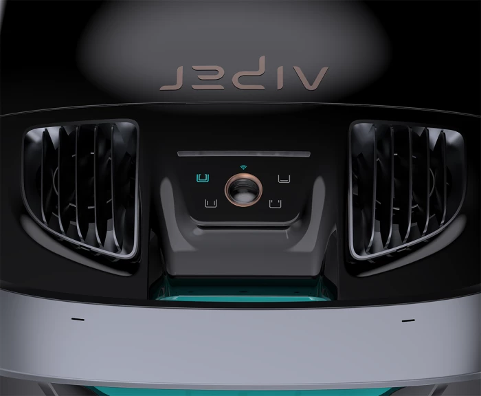 robot pastrues pishine me bateri AIPER Scuba X1, thithje 420 LPM, 180 min, pastrim fund/mure/vijë uji, stacion karikimi pa kabllo, zi/gri