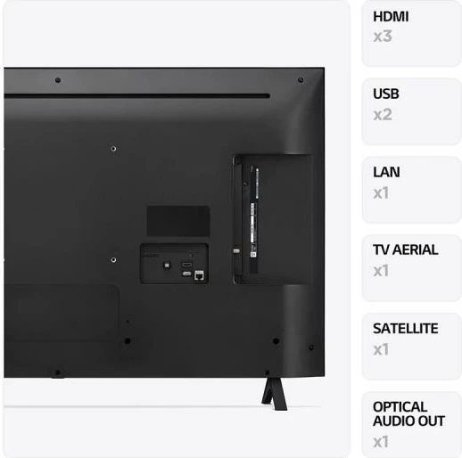 Televizor UHD 4K, LG, 43UR78006LK, 43", HDR10 Pro, webOS 23, Bluetooth, i zi