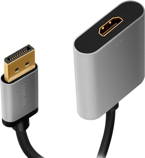 Përshtatës LogiLink DisplayPort HDMI CDA0108, hiri