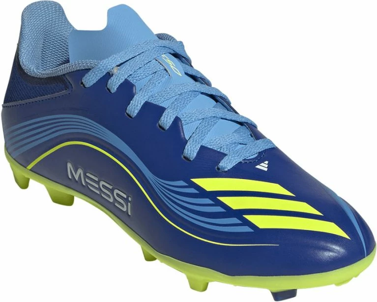 Atlete futbolli për fëmijë adidas F50 Messi, të kaltra