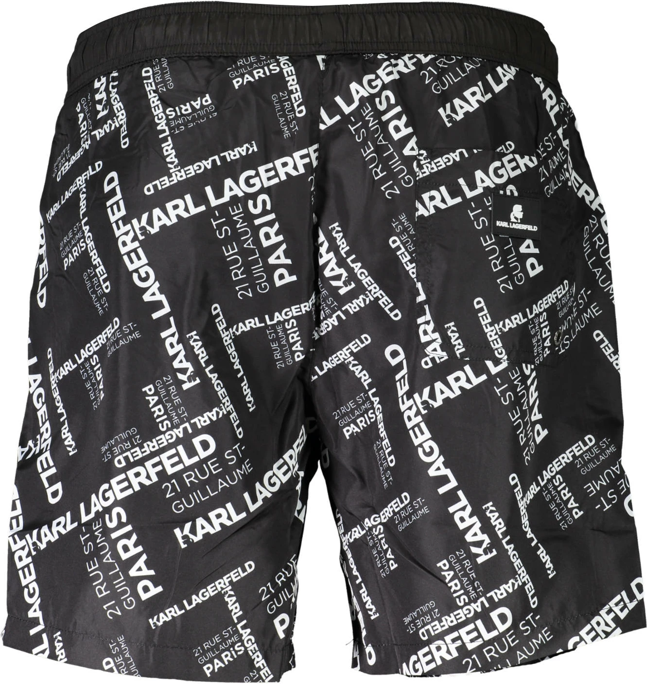 Bokser noti për meshkuj KARL LAGERFELD BEACHWEAR, të zeza