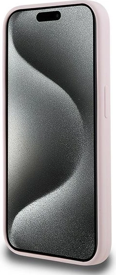 Mbështjellës Karl Lagerfeld Silicone Karl & Choupette MagSafe për iPhone 15 Pro Max, Rozë