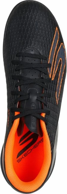 Atlete futbolli Skechers Club IC 252136 BKOR, të zeza dhe portokalli