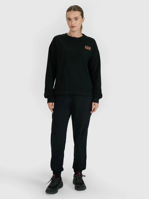 Maicë me mëngë të gjata oversize për femra 4f