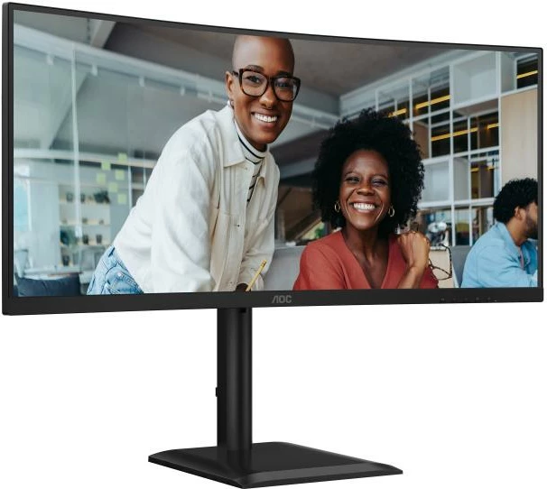 Monitor AOC CU34E4CV 34" WQHD ultra-wide 120 Hz HDR10 USB-C me PD 90W Smart KVM, e zezë